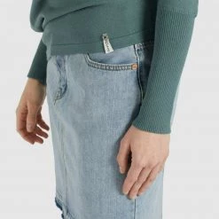 Brandneu 🔥 Khujo YODES - Strickpullover - Aqua, Damen ⌛ -khujo Verkaufsladen ab6452c1ef984a17bfb89514e8bc1068