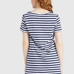 Budget 😀 Khujo VAISHALI - Jerseykleid - Blau Gestreift, Damen 😉 -khujo Verkaufsladen ad64b65d0e7141028ca6c53edc21902a