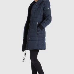 Großhandel 😍 Khujo CONSTANZE PEACHED - Wintermantel - Dunkelblau, Damen 🔔 -khujo Verkaufsladen ad84dda6fab7434db4128576389352a5