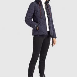 Coupon 😉 Khujo EIJA - Winterjacke - Dunkelblau, Damen ✔️ -khujo Verkaufsladen afa0699f3f044a47905db8b7ede71f39