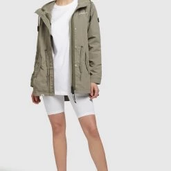 Schlussverkauf 🧨 Khujo CAIMA - Parka - Graugrün, Damen ❤️ -khujo Verkaufsladen afc99f77b2c84cf59f3003fab0256c7f