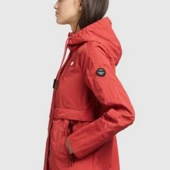 Billig 🎁 Khujo ZAHIRA3 - Leichte Jacke - Rot, Damen 🔥 -khujo Verkaufsladen b17d5ac87e784b03978e856a78fe3b14
