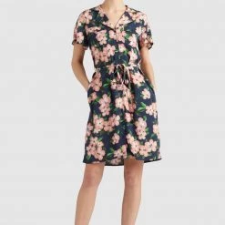 Beste Bewertungen von 🔔 Khujo ELIZAVETA - Blusenkleid - Xb8 Rose Hawaiian Floral Aop, Damen ✨ -khujo Verkaufsladen b1abe8d0123e4484866e219d9f3a7a2b
