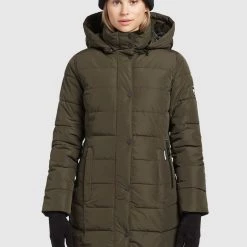Großhandel ✔️ Khujo DELINAS2 - Wintermantel - Dunkeloliv, Damen 😍