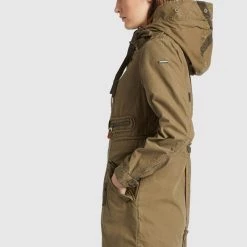 Bestes Angebot 🧨 Khujo BANELE - Parka - Khaki, Damen 🥰 -khujo Verkaufsladen b5a2a61e9b584fc884f82466b4fca956