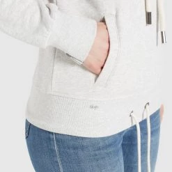 Angebote 🤩 Khujo TEMPA - Kapuzenpullover - Hellgrau Meliert, Damen ❤️ -khujo Verkaufsladen b61f1cc185cc4b55bc9640b86696790e