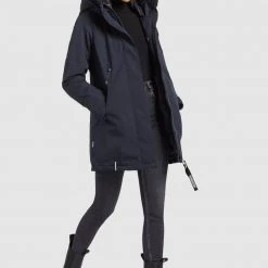 Am billigsten 🔔 Khujo VIONA2 - Wintermantel - Dunkelblau, Damen 🥰 -khujo Verkaufsladen b646ca7ae11a40af95c7c6d21bc5591b