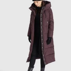 Am billigsten 🌟 Khujo MANTEL SOULANI - Wintermantel - Weinrot, Damen 👏 -khujo Verkaufsladen b67c36fb92fa43da95f520c506617f24