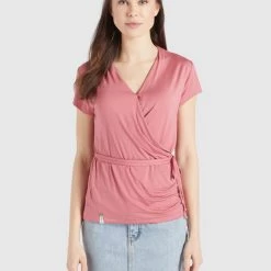 Besorgen 👍 Khujo LETICIA - T-Shirt Print - Rosa, Damen 😉 -khujo Verkaufsladen b866e85ec18f4dfc8a32ddb410220785