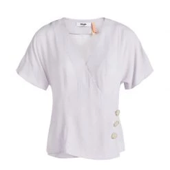 Brandneu 😉 Khujo GIOVANNA - Bluse - Flieder-weiß Gepunktet, Damen 😉 -khujo Verkaufsladen b8a64218e6d243af8da0786efd6ca2dd