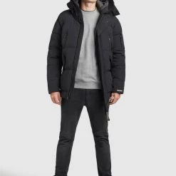 Budget 😉 Khujo GORD - Wintermantel - Schwarz, Herren 🥰 -khujo Verkaufsladen baa5b897b9904eb8815579b2c57a684f