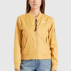 Neu 🤩 Khujo KALIA - Bomberjacke - Beige/yellow, Damen 🌟