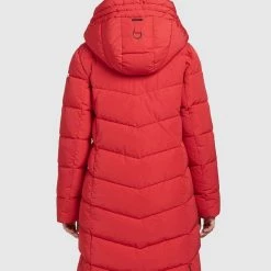 Neu ⭐ Khujo AYLEENA - Wintermantel - Rot, Damen 🎁 -khujo Verkaufsladen bbf5ca3d2b76472398f2d1e8c0cc5da2
