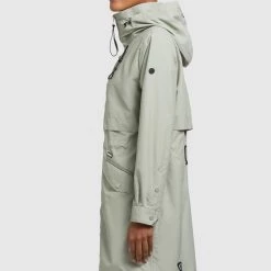 Rabatt 😀 Khujo ARIANA - Parka - Blassgrün, Damen 🔔 -khujo Verkaufsladen bc2f59105fd04d608604d93324c54a2d