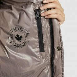 Blitzangebot ⌛ Khujo GERDA SHINY - Wintermantel - Taupe Glänzend, Damen 🔔 -khujo Verkaufsladen bc4f91dc82204d6abf13b365387f05fa