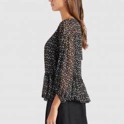 Besorgen 😍 Khujo KLEMENTINA - Bluse - Black/blue, Damen 💯 -khujo Verkaufsladen bca47031b3df4f81ae30d76d44a2acbe