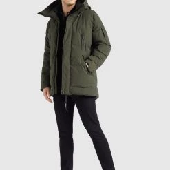 Auslauf 🧨 Khujo GORD - Wintermantel - Dunkelgrün, Herren 🌟 -khujo Verkaufsladen bd34a4c36bfe4e77be3156f5d367f484