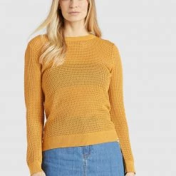 Rabatt 🎁 Khujo COSIMA - Strickpullover - Yellow, Damen ❤️