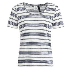 Budget 🔥 Khujo PERGOLA - T-Shirt Basic - Naturweiß-dunkelblau Gestreift, Damen 🎁 -khujo Verkaufsladen be19fe2c221d403a8a9f9a42fca317cb