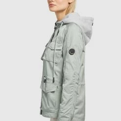 Auslauf 🥰 Khujo FLAMES - Leichte Jacke - Blassgrün, Damen 😍 -khujo Verkaufsladen be53c232e33e41baa5ec75607bfe74b0