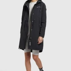 Brandneu 🎉 Khujo ADDA - Parka - Schwarz, Damen 👍 -khujo Verkaufsladen be893fe9e8f842e3a84a1e90cf0c085d
