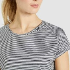 Auslauf 👏 Khujo BABSI - T-Shirt Print - Schwarz Weiß Gestreift, Damen ⌛ -khujo Verkaufsladen bf9ddedfc726487c986c9339afa90c54