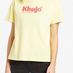 Beste Bewertungen von ✨ Khujo MARLENIA LOGO - T-Shirt Print - Yellow, Damen 🤩 -khujo Verkaufsladen c13414aabae949b6bff778fe0ba6a868