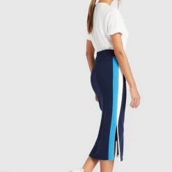 Auslauf 🎉 Khujo ROCK PRATA - Bleistiftrock - Blue/white, Damen 😉 -khujo Verkaufsladen c16b857c8a7b47cb9c6586735c8b604d