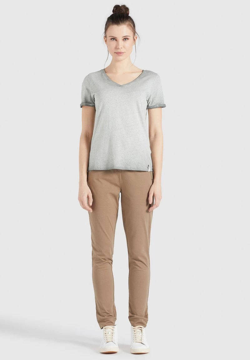 Am billigsten 🌟 Khujo BARU - T-Shirt Basic - Grau, Damen 🔥 2 Am billigsten 🌟 Khujo BARU - T-Shirt Basic - Grau, Damen 🔥 – Bild 2