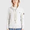 Angebote 🤩 Khujo TEMPA - Kapuzenpullover - Hellgrau Meliert, Damen ❤️