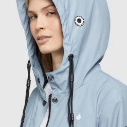 Coupon ✔️ Khujo GLENNA - Regenjacke / Wasserabweisende Jacke - Hellblau, Damen 🌟 -khujo Verkaufsladen c475ed57048d4620a935079156cc8b28