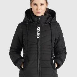 Blitzangebot 🤩 Khujo STRUCTURED - Winterjacke - Schwarz, Damen ⭐