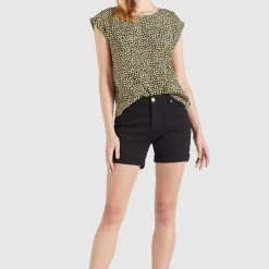 Billig ✨ Khujo LOMBA - Bluse - Schwarz-gelb Geblümt, Damen 🎁 -khujo Verkaufsladen c5164e4700404f09bd7f5fb2fb3e308d