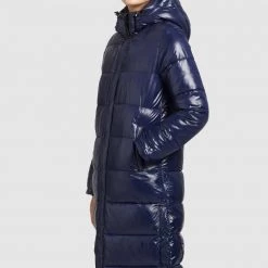 Blitzangebot 😉 Khujo CORINNA SHINY - Wintermantel - Dunkelblau Glänzend, Damen 👏 -khujo Verkaufsladen c59d16bafc1c448d913f97e0ebac9640