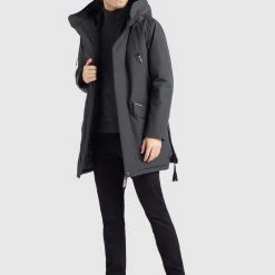 Budget 💯 Khujo DANCER - Wintermantel - Dunkelgrau, Herren 😀 -khujo Verkaufsladen c5da7b9fba374145965ad2088d35a830