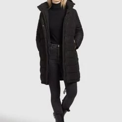 Besorgen 🌟 Khujo DELINAS2 - Wintermantel - Schwarz, Damen ⭐ -khujo Verkaufsladen c69bd0b69ce64a90918fe60b6f71fa45