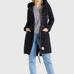 Budget 😉 Khujo NANDA2 - Parka - Schwarz, Damen ⭐ -khujo Verkaufsladen c6bbf8bbaf6b49218078a5f0d84d6c35