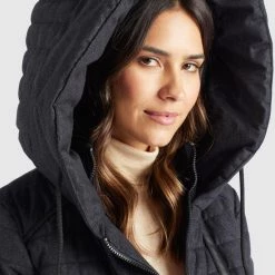 Schlussverkauf 👏 Khujo MANTEL TOPSY2 - Wintermantel - Schwarz Weiß Meliert, Damen 💯 -khujo Verkaufsladen ca10168d24514d7499d78ef0f17edef3