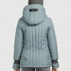 Auslauf 😀 Khujo TWEETY PRIME5 - Übergangsjacke - Blaugrau, Damen 😍 -khujo Verkaufsladen cb4a5b4da9cc4ff3a98b89eec2dc1bb7