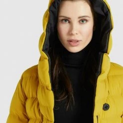 Brandneu 🎁 Khujo DIWANA MATT - Wintermantel - Gelb, Damen 🤩 -khujo Verkaufsladen cc1cdd23e220426284bbd2765e892b50