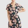 Beste Bewertungen von 🔔 Khujo ELIZAVETA - Blusenkleid - Xb8 Rose Hawaiian Floral Aop, Damen ✨