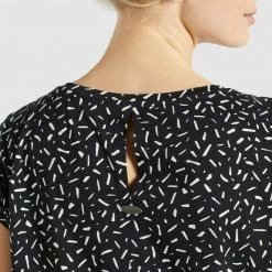 Schlussverkauf ✔️ Khujo TALAJA - T-Shirt Print - Schwarz-weiß Gemustert, Damen 🔔 -khujo Verkaufsladen ce5c2713e3a14ee7a5d5a1210abdf193