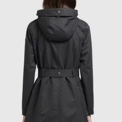 Aktion ❤️ Khujo LAUREN - Trenchcoat - Schwarz, Damen 🥰 -khujo Verkaufsladen cf6bc3da2dc845189100ace9140c60d2