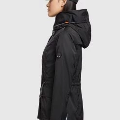 Coupon 🔥 Khujo DEBBY - Leichte Jacke - Schwarz, Damen 👍 -khujo Verkaufsladen d06ded5380c84ed8bf451c10b4da8e49