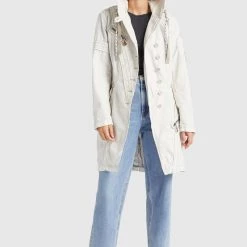 Am billigsten ⌛ Khujo ZARIA - Parka - Beige/off White, Damen ✨ -khujo Verkaufsladen d129bf5f951f4323bebba2df23e88fd1