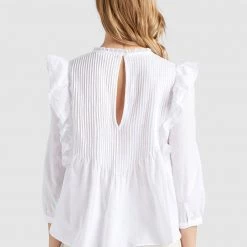 Großhandel 🥰 Khujo HALIA - Bluse - Weiß, Damen ⌛ -khujo Verkaufsladen d154cc67a8b543a896c57c577b9e0e4a