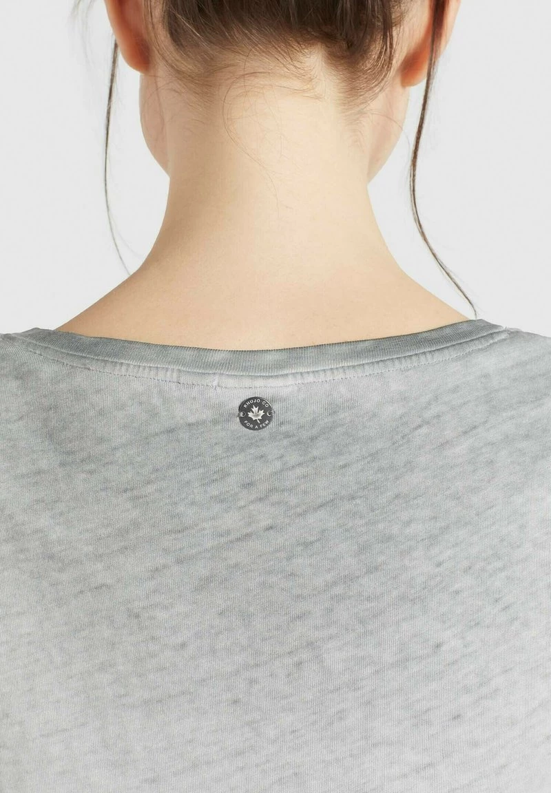 Am billigsten 🌟 Khujo BARU - T-Shirt Basic - Grau, Damen 🔥 5 Am billigsten 🌟 Khujo BARU - T-Shirt Basic - Grau, Damen 🔥 – Bild 5