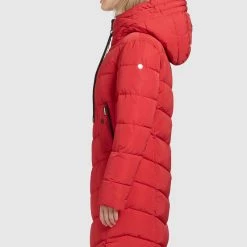 Neu ⭐ Khujo AYLEENA - Wintermantel - Rot, Damen 🎁 -khujo Verkaufsladen d74cdfff378042979d857b8794fbba52