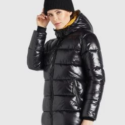 Bestpreis 🥰 Khujo AWINTA - Winterjacke - Schwarz, Damen 🤩 -khujo Verkaufsladen d7a6fb37b29c496eb9ab96bdf3269d57