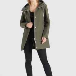 Aktion 🎁 Khujo SOUS - Kurzmantel - Oliv, Damen 🛒 -khujo Verkaufsladen d7d03bcdec4941ba8638b0e8768e2249